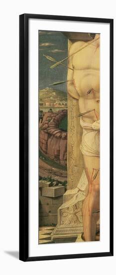 St. Sebastian (Detail), C.1459 (Tempera on Panel)-Andrea Mantegna-Framed Giclee Print