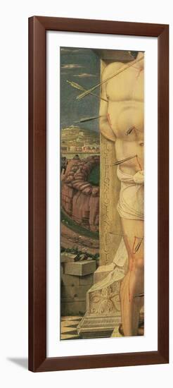 St. Sebastian (Detail), C.1459 (Tempera on Panel)-Andrea Mantegna-Framed Giclee Print