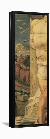 St. Sebastian (Detail), C.1459 (Tempera on Panel)-Andrea Mantegna-Framed Premier Image Canvas