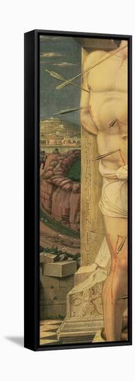 St. Sebastian (Detail), C.1459 (Tempera on Panel)-Andrea Mantegna-Framed Premier Image Canvas