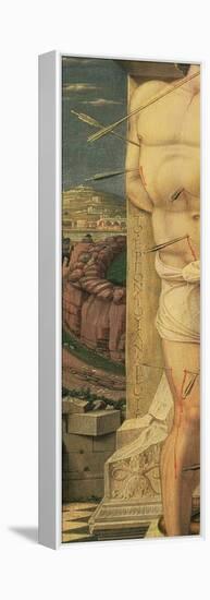 St. Sebastian (Detail), C.1459 (Tempera on Panel)-Andrea Mantegna-Framed Premier Image Canvas