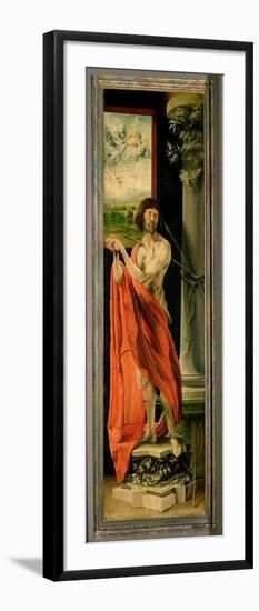 St. Sebastian, from the Isenheim Altarpiece, circa 1512-16-Matthias Grünewald-Framed Giclee Print