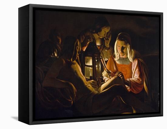 St. Sebastian Tended by Irene, c.1638-39-Georges de La Tour-Framed Premier Image Canvas