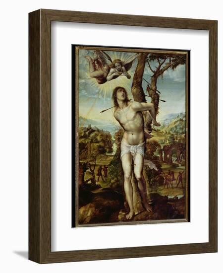 St. Sebastian-Giovanni Antonio Bazzi Sodoma-Framed Giclee Print