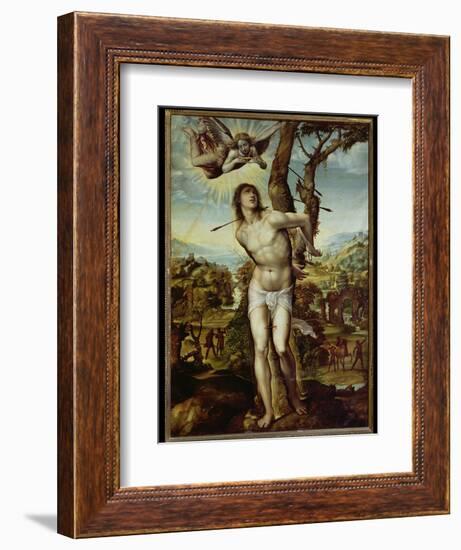 St. Sebastian-Giovanni Antonio Bazzi Sodoma-Framed Giclee Print