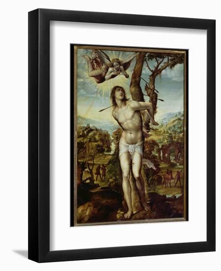 St. Sebastian-Giovanni Antonio Bazzi Sodoma-Framed Giclee Print