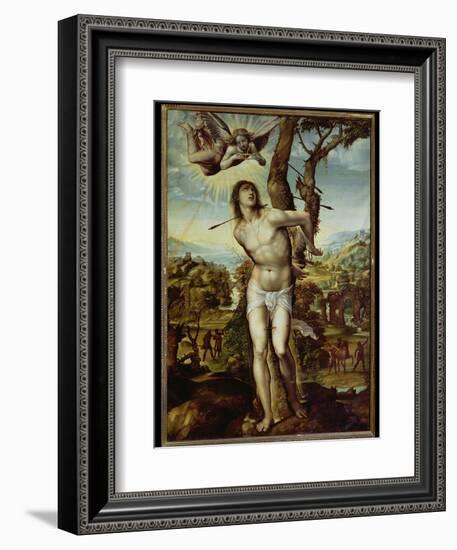 St. Sebastian-Giovanni Antonio Bazzi Sodoma-Framed Giclee Print