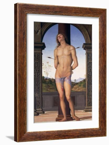 St. Sebastian-Pietro Perugino-Framed Giclee Print