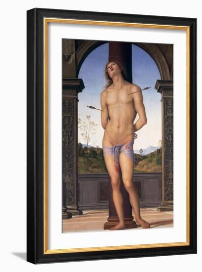 St. Sebastian-Pietro Perugino-Framed Giclee Print