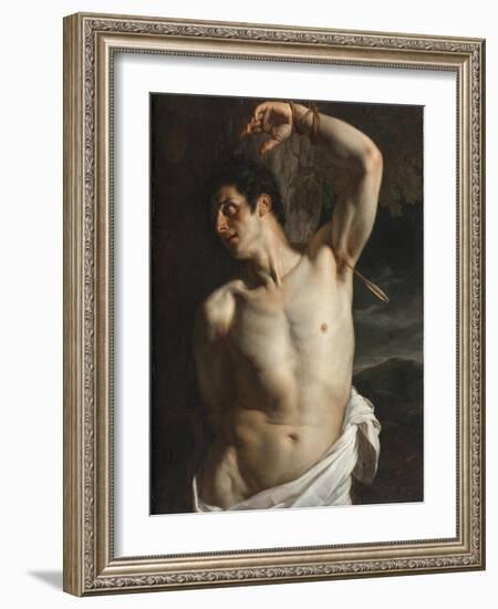 St. Sebastian-Hippolyte Delaroche-Framed Giclee Print