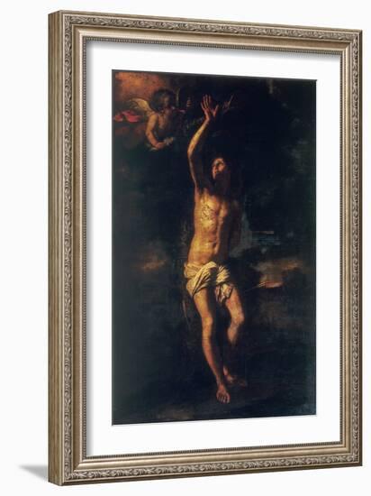 St. Sebastian-Guercino (1591-1666)-Framed Giclee Print