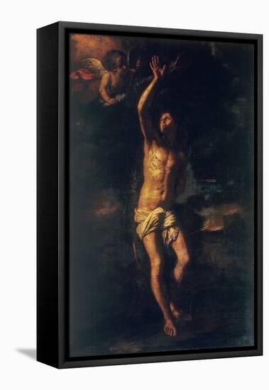 St. Sebastian-Guercino (1591-1666)-Framed Premier Image Canvas