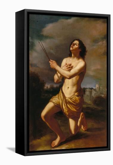 St. Sebastian-Guercino (1591-1666)-Framed Premier Image Canvas