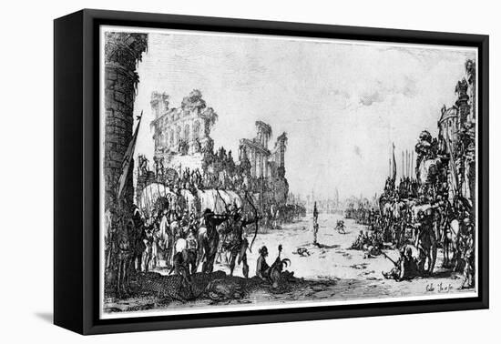 St Sebastien, C1605-1630-Jacques Callot-Framed Premier Image Canvas