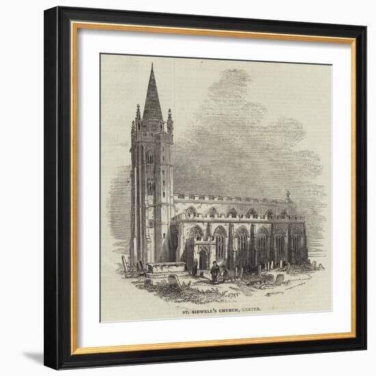 St Sidwell's Church, Exeter-null-Framed Giclee Print