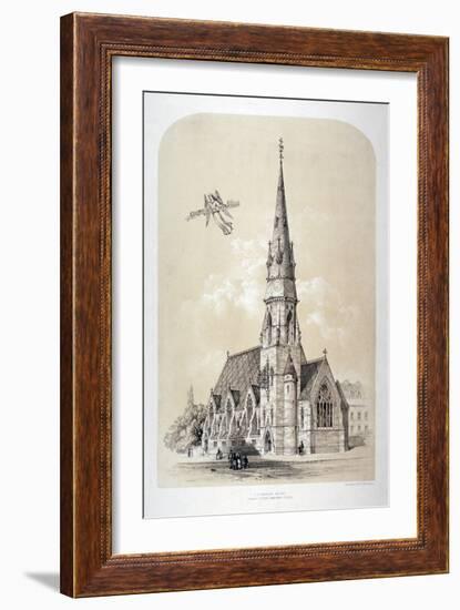 St Silas' Church, Penton Street, Finsbury, London, C1867-Day & Son-Framed Giclee Print