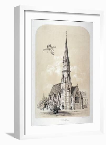St Silas' Church, Penton Street, Finsbury, London, C1867-Day & Son-Framed Giclee Print