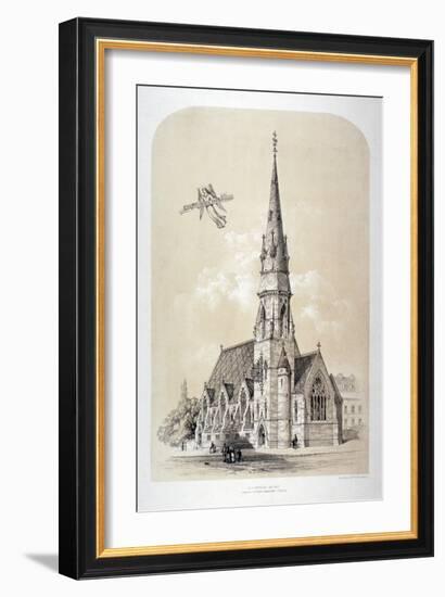 St Silas' Church, Penton Street, Finsbury, London, C1867-Day & Son-Framed Giclee Print