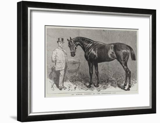 St Simon, Winner of the Goodwood Cup-null-Framed Giclee Print