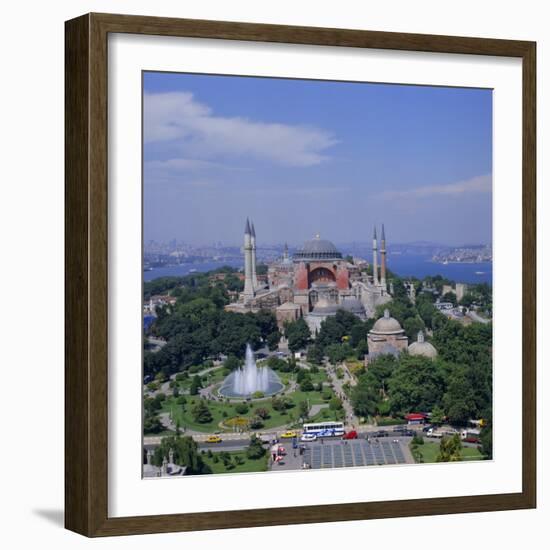 St. Sophia (Haghia Sophia) (Aya Sofya) Mosque, Istanbul, Turkey, Europe-David Lomax-Framed Photographic Print