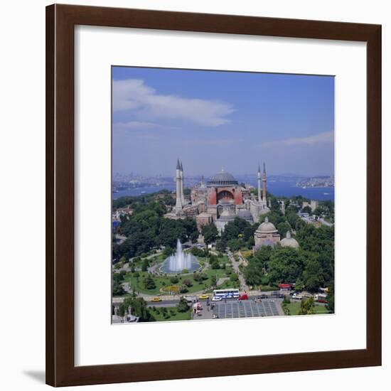 St. Sophia (Haghia Sophia) (Aya Sofya) Mosque, Istanbul, Turkey, Europe-David Lomax-Framed Photographic Print