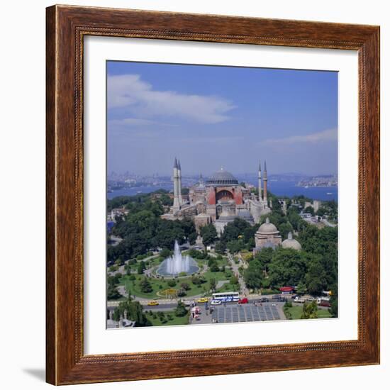 St. Sophia (Haghia Sophia) (Aya Sofya) Mosque, Istanbul, Turkey, Europe-David Lomax-Framed Photographic Print