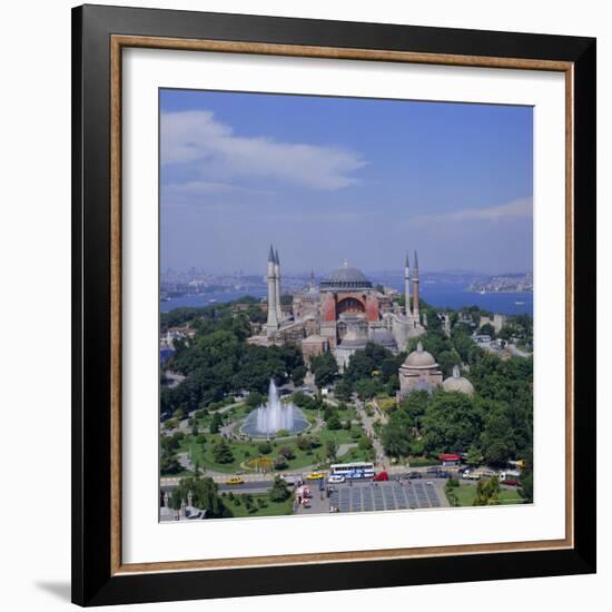 St. Sophia (Haghia Sophia) (Aya Sofya) Mosque, Istanbul, Turkey, Europe-David Lomax-Framed Photographic Print