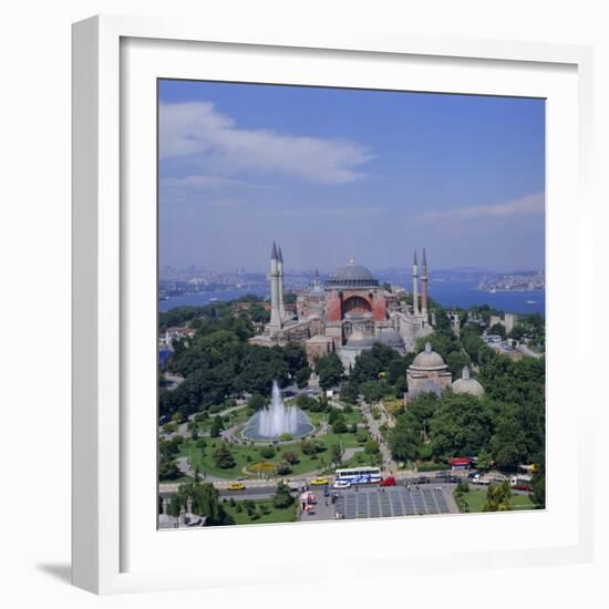 St. Sophia (Haghia Sophia) (Aya Sofya) Mosque, Istanbul, Turkey, Europe-David Lomax-Framed Photographic Print