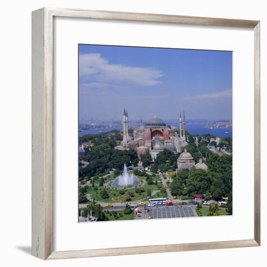 St. Sophia (Haghia Sophia) (Aya Sofya) Mosque, Istanbul, Turkey, Europe-David Lomax-Framed Photographic Print