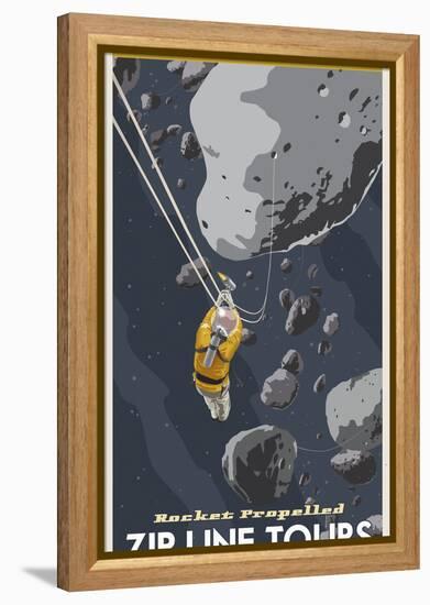 St-Space-06 Spacetravel Asteroids-Steve Thomas-Framed Premier Image Canvas