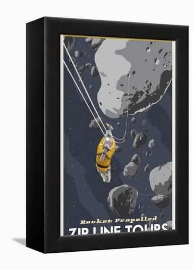 St-Space-06 Spacetravel Asteroids-Steve Thomas-Framed Premier Image Canvas