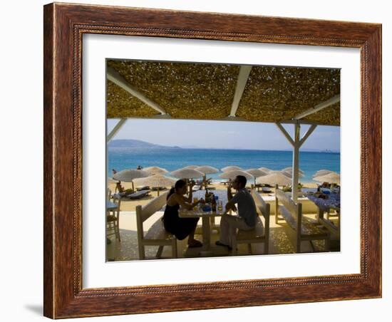 St. Stefanos Beach, Mykonos, Greece-Bill Bachmann-Framed Photographic Print