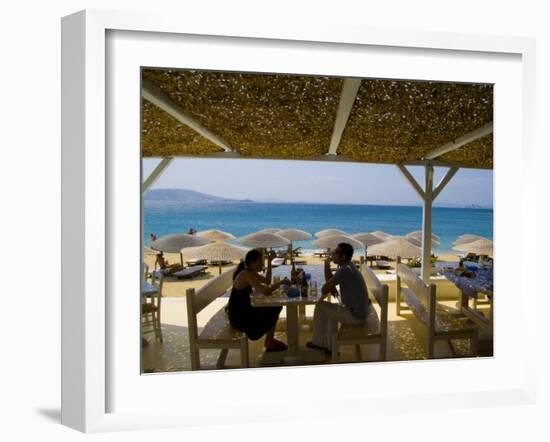 St. Stefanos Beach, Mykonos, Greece-Bill Bachmann-Framed Photographic Print