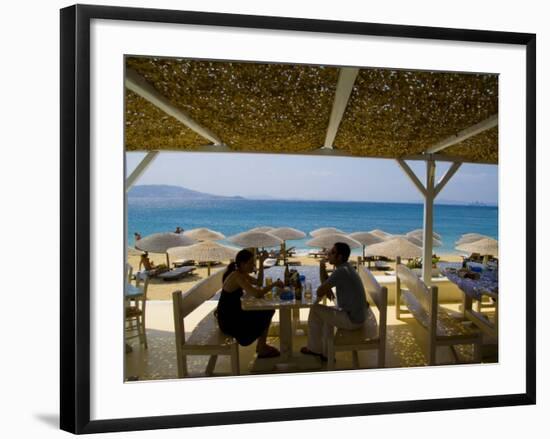 St. Stefanos Beach, Mykonos, Greece-Bill Bachmann-Framed Photographic Print