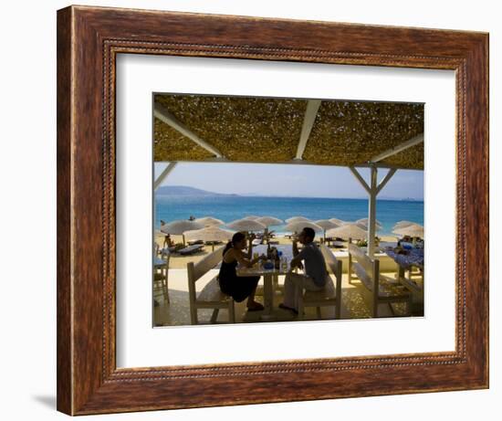 St. Stefanos Beach, Mykonos, Greece-Bill Bachmann-Framed Photographic Print