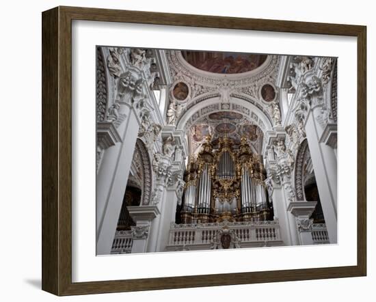 St. Stephan's Cathedral, Passau, Bavaria, Germany, Europe-Michael Snell-Framed Photographic Print