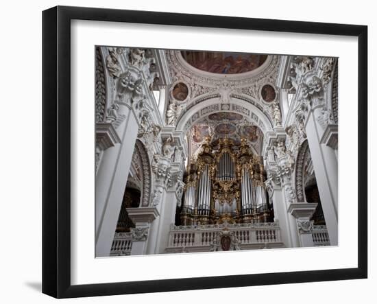 St. Stephan's Cathedral, Passau, Bavaria, Germany, Europe-Michael Snell-Framed Photographic Print