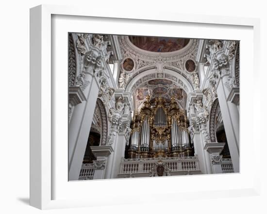 St. Stephan's Cathedral, Passau, Bavaria, Germany, Europe-Michael Snell-Framed Photographic Print
