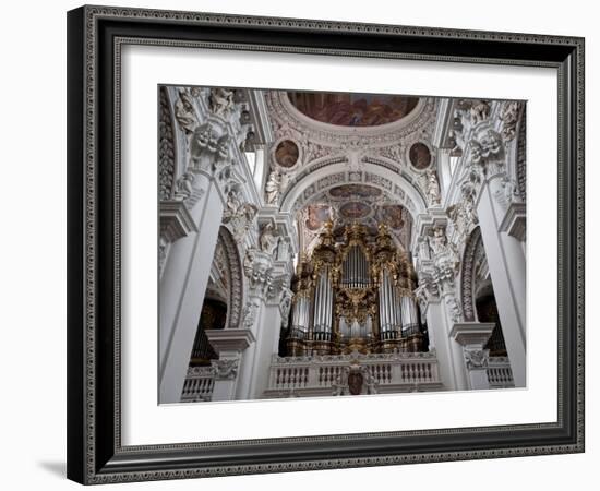 St. Stephan's Cathedral, Passau, Bavaria, Germany, Europe-Michael Snell-Framed Photographic Print