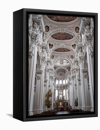 St. Stephan's Cathedral, Passau, Bavaria, Germany, Europe-Michael Snell-Framed Premier Image Canvas