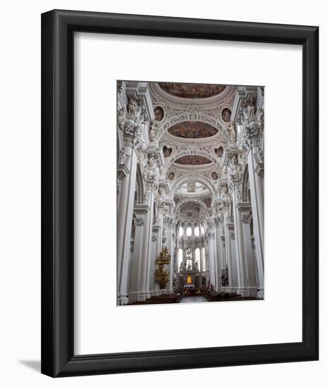 St. Stephan's Cathedral, Passau, Bavaria, Germany, Europe-Michael Snell-Framed Photographic Print