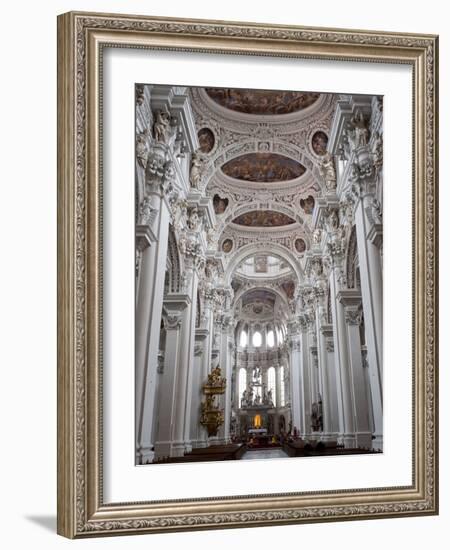 St. Stephan's Cathedral, Passau, Bavaria, Germany, Europe-Michael Snell-Framed Photographic Print