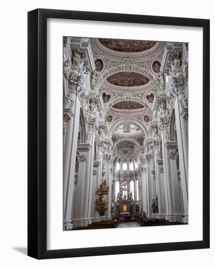 St. Stephan's Cathedral, Passau, Bavaria, Germany, Europe-Michael Snell-Framed Photographic Print