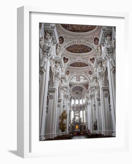 St. Stephan's Cathedral, Passau, Bavaria, Germany, Europe-Michael Snell-Framed Photographic Print