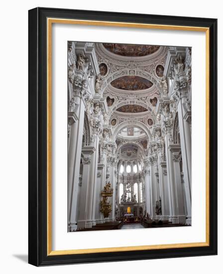 St. Stephan's Cathedral, Passau, Bavaria, Germany, Europe-Michael Snell-Framed Photographic Print