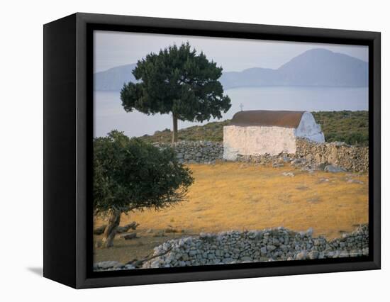 St. Stephanos Chapel, Tilos, Dodecanese Islands, Greece-Ken Gillham-Framed Premier Image Canvas