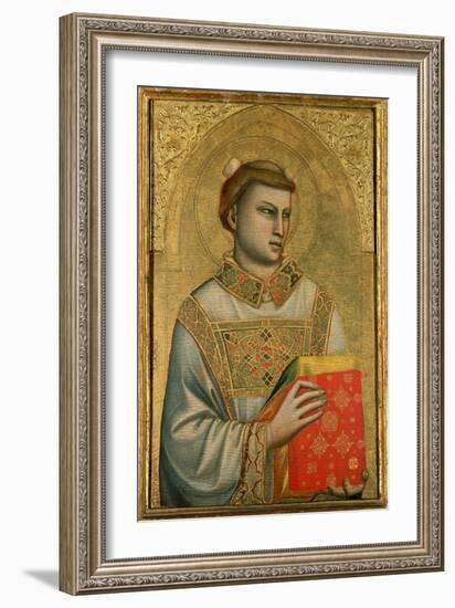 St. Stephen, 1320-25-Giotto di Bondone-Framed Giclee Print