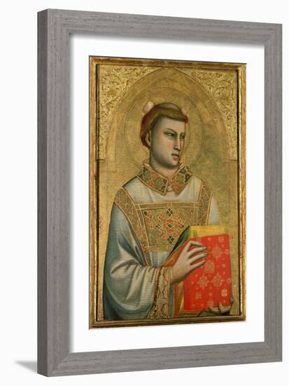 St. Stephen, 1320-25-Giotto di Bondone-Framed Giclee Print