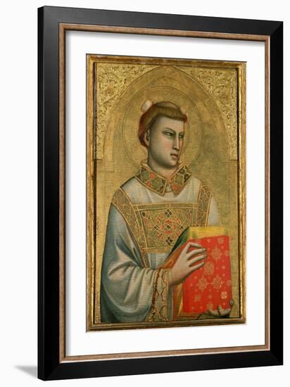 St. Stephen, 1320-25-Giotto di Bondone-Framed Giclee Print