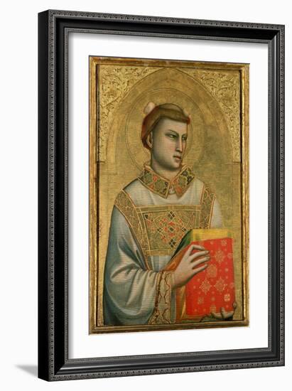 St. Stephen, 1320-25-Giotto di Bondone-Framed Giclee Print